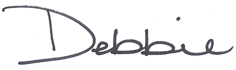 Debbie's signature